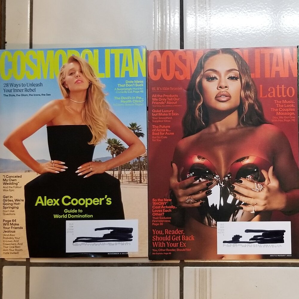 3 Cosmopolitan magazines Latto, Hallei Bailey, Alex Copper